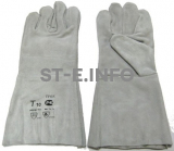 Перчатки-краги для сварщика пятипалые серые - st-e.info - Новоуральск
