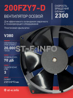 Вентилятор  200FZY7-D  - st-e.info - Новоуральск