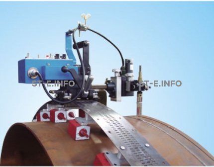 Сварочная каретка HK-100SE c блоком колебания сварочной горелки и гибким рельсом - st-e.info - Новоуральск