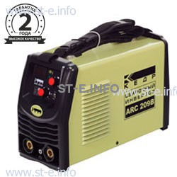 Сварочный инвертор ARC-209B, 220В - st-e.info - Новоуральск