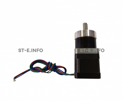 Шаговый двигатель 42HSG40-1304A с редуктором 1:10 - st-e.info - Новоуральск