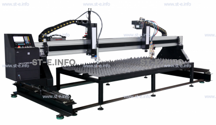 Портальный станок плазменной резки металла ST-3075G (2500х12000мм) - st-e.info - Новоуральск