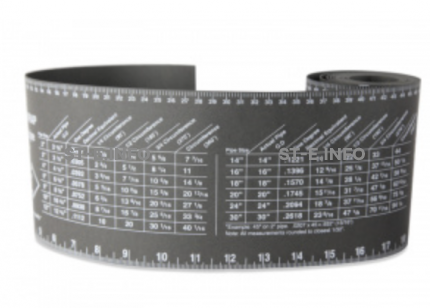 Лента для разметки труб 128mm*3300mm - st-e.info - Новоуральск