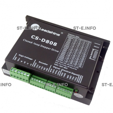  Серводрайвер шаговый CS-D808 Leadshine - st-e.info - Новоуральск
