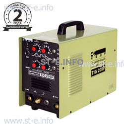 Инвертор сварочный TIG-209P DC, 220В - st-e.info - Новоуральск